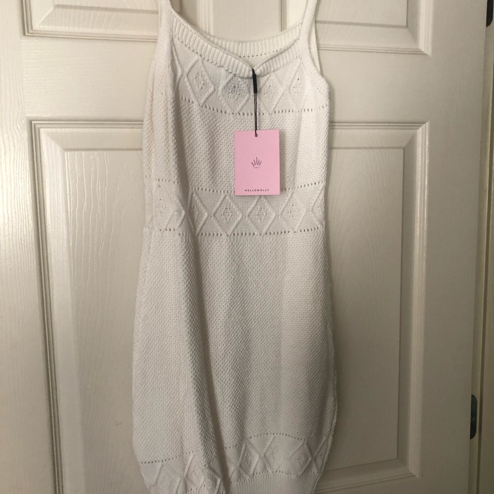 Hello Molly White Mini Dress